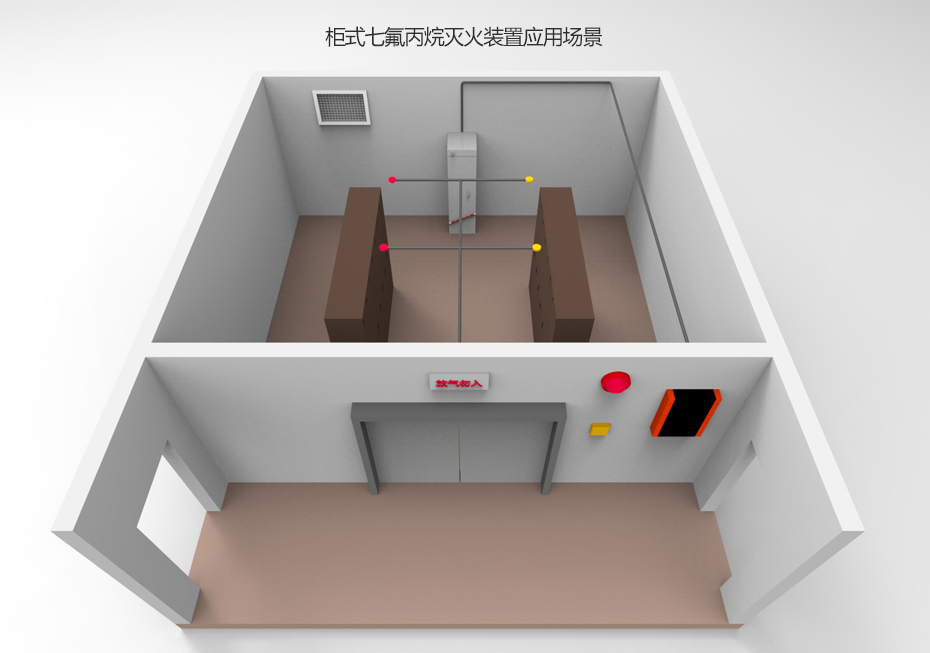 柜式七氟丙烷滅火裝置應(yīng)用場景
