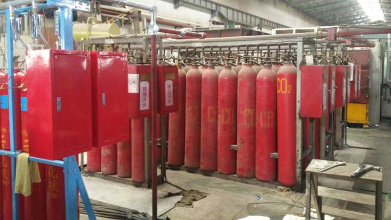 軋機(jī)高壓二氧化碳滅火系統(tǒng)